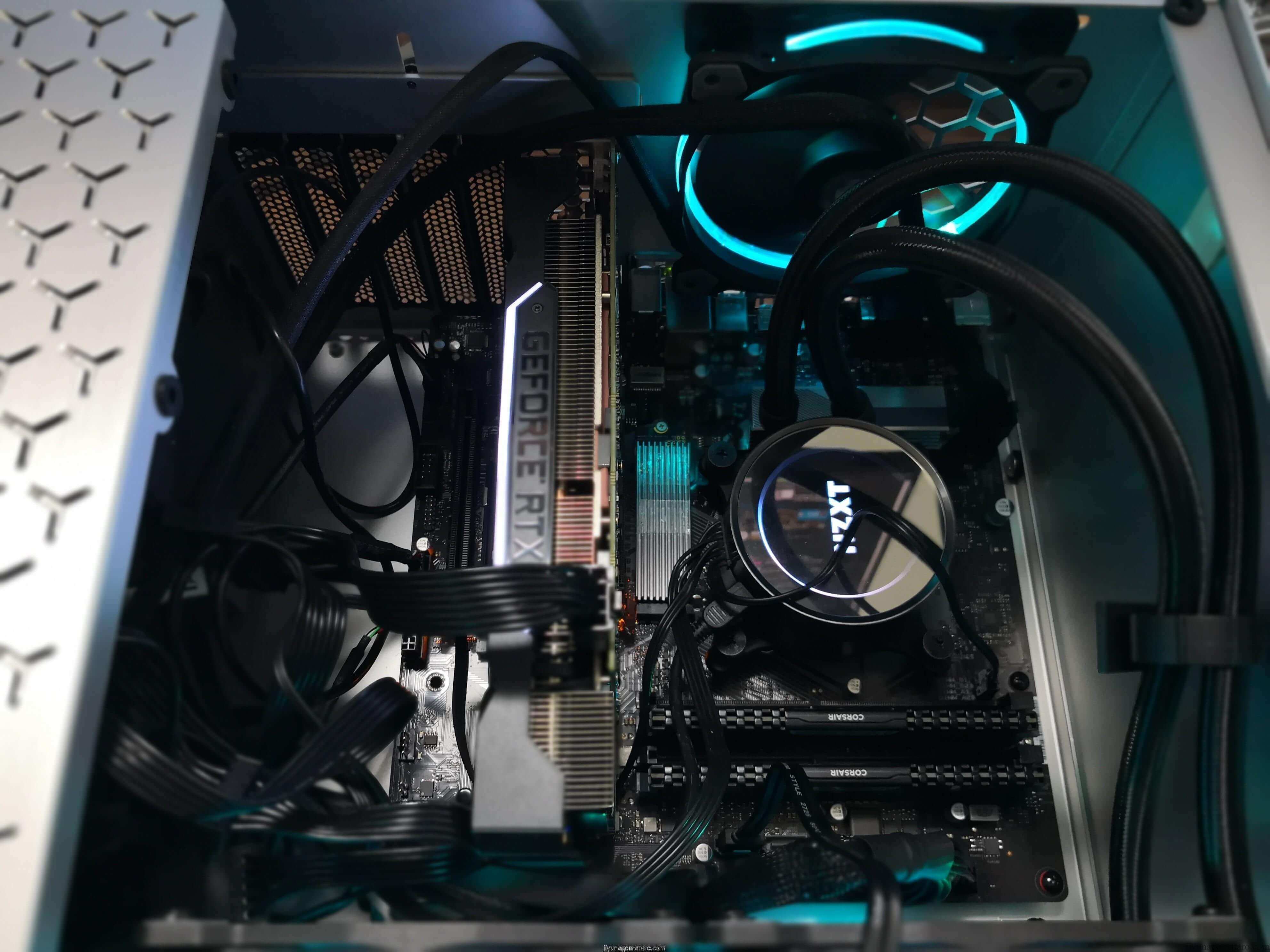 自作PC 途中 ゲーミングPC RTX 2060 CoreI7 32GB-